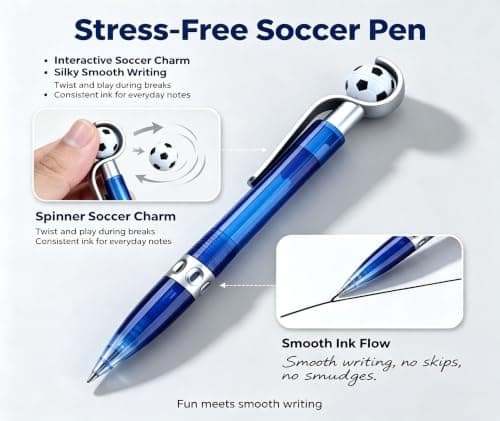 Soccer Fan Accessories Set, Game Day Party Supplies Kit with Inflatable Cheering Sticks, Horn, Headband, Glasses, Flag & Face Stickers, Sports Watch Party Decorations (USA) — view 2