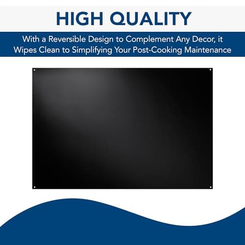 Broan-NuTone, SP300224, Reversible Backsplash Splatter Guard and Cooking Shield, Range Hood Accessories to Keep Kitchen Clean, 30" x 24", Black and White, 1 — view 3