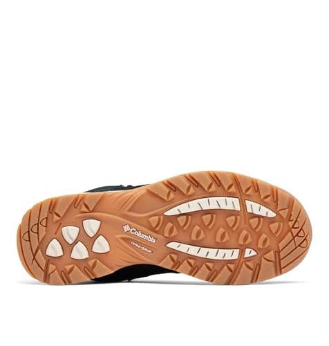Columbia Womens Newton Ridge Plus Waterproof Amped, Black/Blush Rose, 5 Wide — view 5