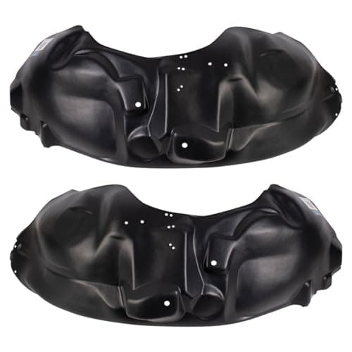 TRQ Front Inner Fender Liner Set Compatible with 2009-2014 Ford F-150 FO1248138 FO1249138