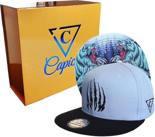 [99+ TYPES] Capiche Snapback - Baseball Cap - Cap - Baseball Cap - Gift - One Size - Strap - Men, Polar Bear SB, One size — view 2