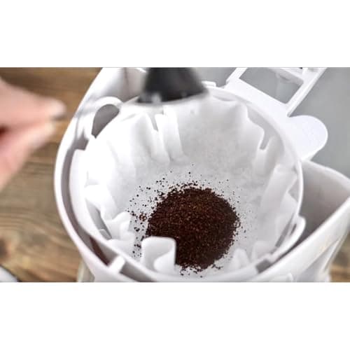 12-Cup Coffee Maker with Easy On/Off Switch, Easy Pour, Non-Drip Carafe with Removable Filter Basket,Keep Hot Plate,Clear Water Level Window Coffee Machine, Black (White) — view 6
