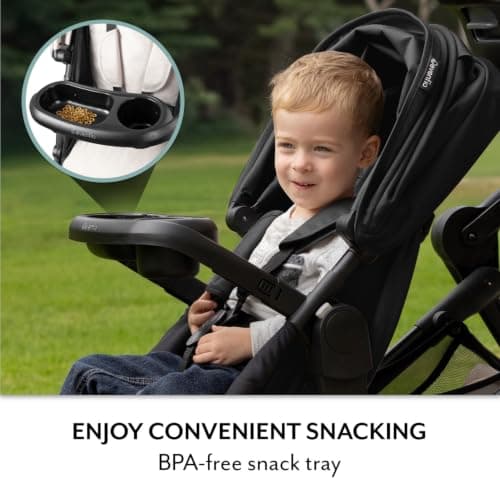 Evenflo Pivot Xpand NXT Travel System Featuring LiteMax NXT Infant Car Seat (Coal Black) — view 5