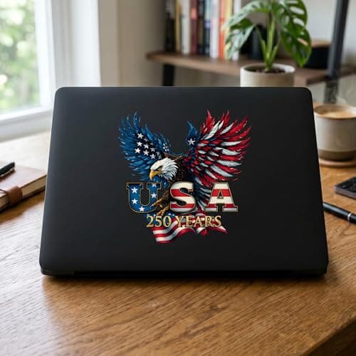 2pcs USA 250th Anniversary Merchandise - Patriotic 1776-2026 Vinyl Car Decals and Bumper Stickers for Cars, Trucks, Vehicles, 250 Years Commemorative Window Decal — view 6