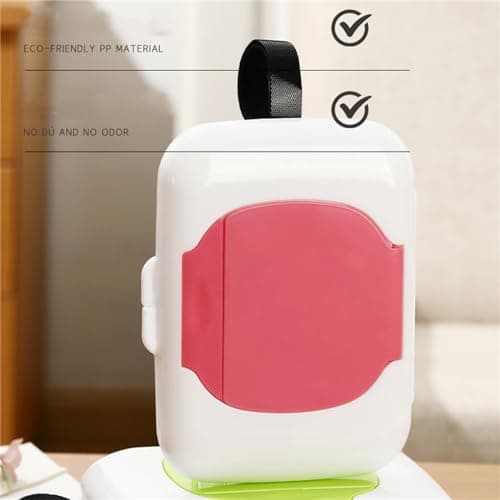 Refillable Wipe Holder Travel Wet Container Baby Hanging Box Case Baby Strollers Dispensers Wet Box — view 3