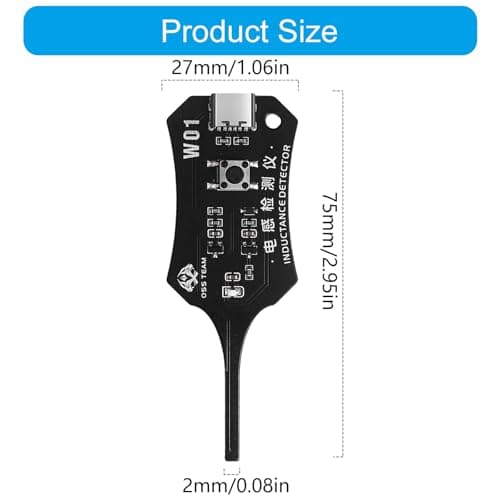Precise Electromagnetic Inductance Tester W01 Inductor Detectors for Phone Motherboards Repair Maintenance on Site Repair Inductance Tester — view 3