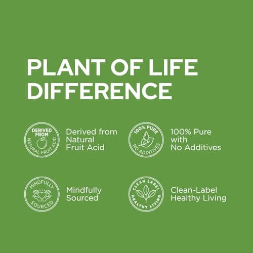 Malic Acid Powder by Plant of Life, Pure, Food Grade, Multi-Use Natural Sour Agent for Food, Drink, Candies, and pH. (2lbs (907g)) — view 4