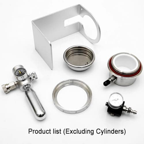 58mm Pneumatic Coffee Maker, Stainless Steel Manual Coffee Machine — view 3