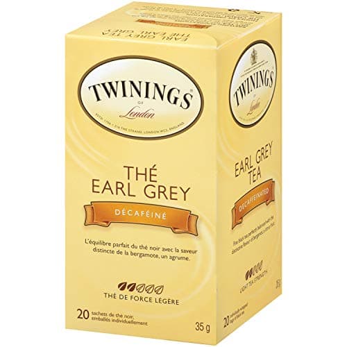 Twinings Decaf Earl Grey Individually Wrapped Teabags, Naturally Caffeine-Free, Black Tea Enhanced with Bergamot Citrus, 20 Count (Pack of 6), Enjoy Hot or Iced — view 7