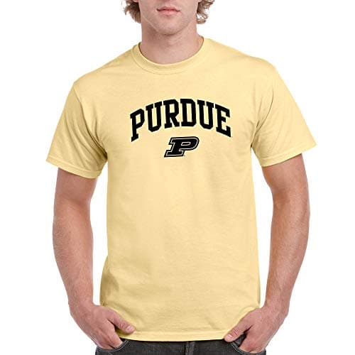 UGP Campus Apparel AS03 - Purdue Boilermakers Arch Logo T-Shirt - Large - Vegas Gold — view 4