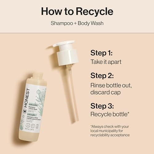 The Honest Company 2-in-1 Baby Shampoo & Body Wash, Fragrance-Free, Tear-Free, Hypoallergenic, Naturally Derived, Sensitive Skin, 10 fl oz — view 10