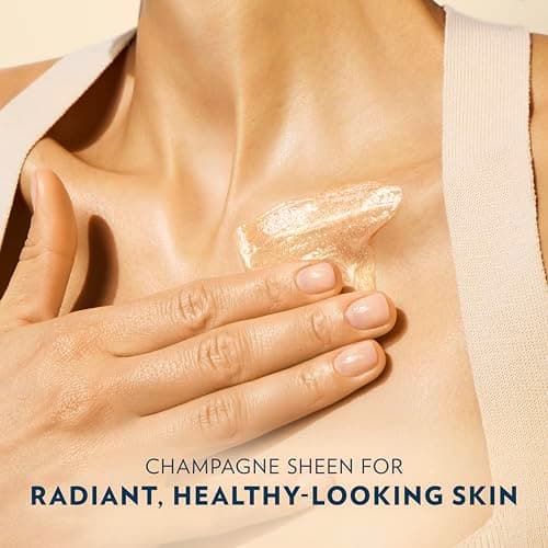 Vaseline Glazed and Glisten Sunlit Glow Body Gel Oil Vanilla Cocoa Shimmering with Ultra-Hydrating Lipids and 100% Pure Cocoa Butter, 6.8 Oz — view 5