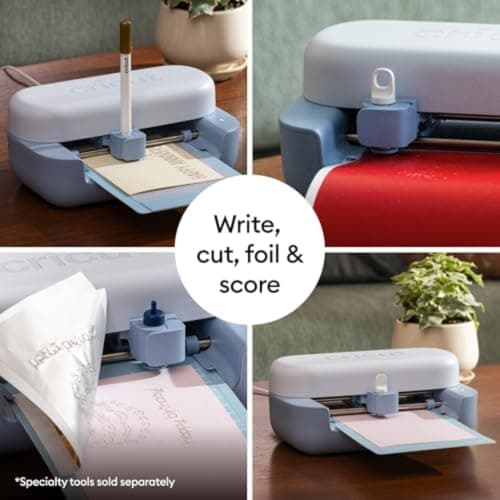 Cricut Joy™ 2 Essential Bundle + Digital Content, Blue - Ultra-Compact Cutting Machine - Perfect for Making Cards, Stickers, Labels, & More - Includes Supplies for 35 Projects + Bonus Digital Content — view 4