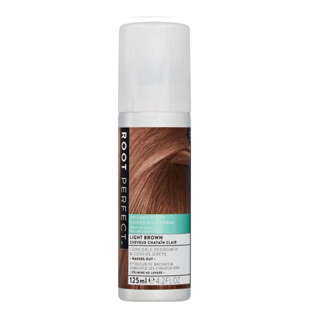 ROOT PERFECT Dark Brown Root Concealer Spray: Instant Gray Coverage, Temporary Hair Color Touch Up, Quick Salon Quality Dye for Women, 75ml — view 9