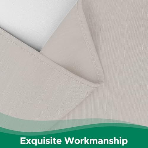Biscaynebay Wrap Around Bed Skirts for King & Cal King Beds Short Drop of 12", Camel Grey Adjustable Elastic Dust Ruffles Easy Fit Wrinkle Resistant Silky Luxurious Fabric Machine Washable — view 3