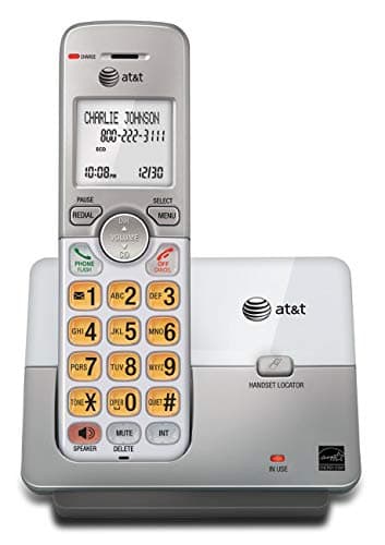 AT&T DECT 6.0 3 Cordless Phones with Caller ID, Handset Speakerphones, White and Grey — view 5