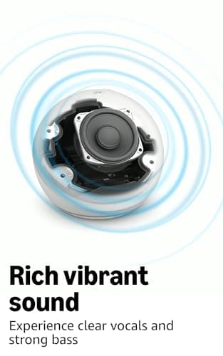 Amazon Echo Dot (newest model) - Vibrant sounding speaker, Designed for Alexa+, Great for bedrooms, dining rooms and offices, Deep Sea Blue — view 4