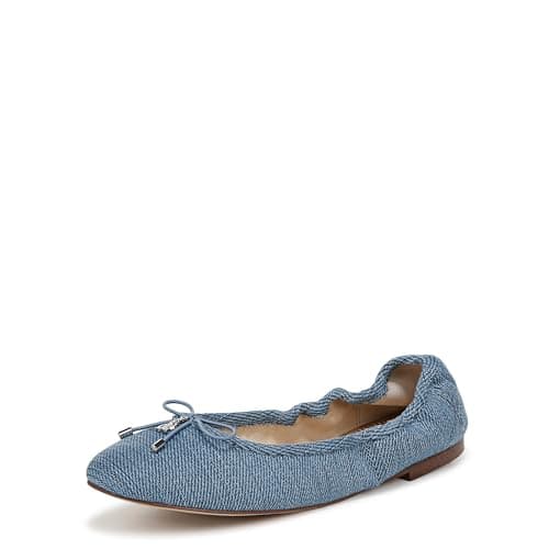 Sam Edelman Women's Felicia Ballet Flat, Vintage Denim, 7