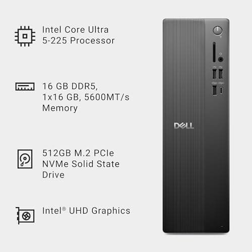 Dell Slim Desktop, Intel Core Ultra 5-225, 512GB SSD, Windows 11 Home — view 8
