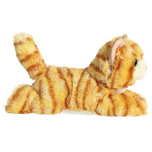 Aurora® Adorable Mini Flopsie™ Ginger Cat™ Stuffed Animal - Mini Companions Ready for Playful Adventures - for Kids All Ages, Toddlers, Adults, and Families - Orange 8 Inches — view 5