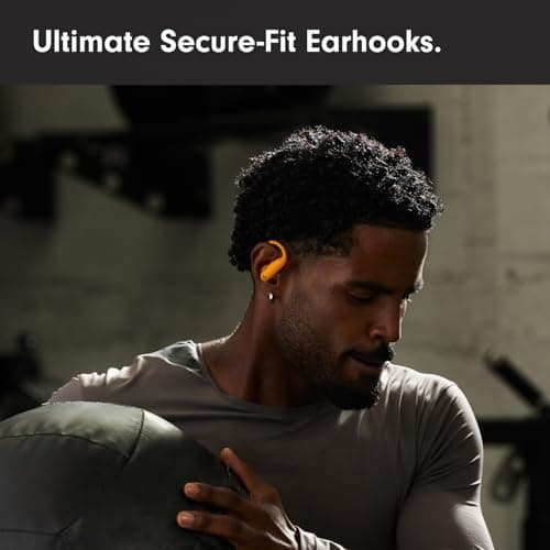 Beats Powerbeats Pro 2 - Wireless Noise Cancelling Workout Earbuds with Secure- Fit Earhooks, Up to 45-Hour Battery with Charging Case, Sweat & Water Resistant, Heart Rate Monitoring - Electric Orange — view 3