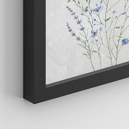 SIGNWIN Framed Colorful Wildflower Still Life Wall Art, Set of 4 Floral Botanical Print Wall Decor Prints, Nature Wilderness Wall Décor for Living Room, Bedroom - 11"x14" Black — view 4