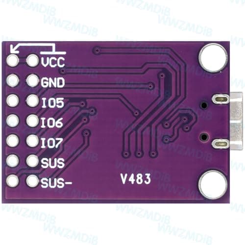 WWZMDiB CP2112 Adapter Micro USB to SMBus I2C Communication with Wires — view 3