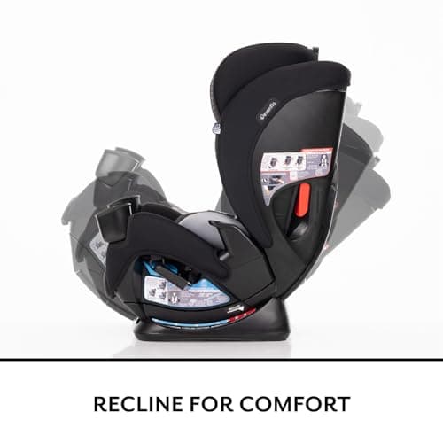 Evenflo All4Stages Slim 4-in-1 Convertible Car Seat (Tybee Black) — view 3