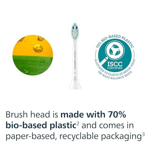 Philips Sonicare C2 Plaque Control - Genuine Replacement Electric Toothbrush Heads, White, 2 Pack, HX9022/77 — view 6
