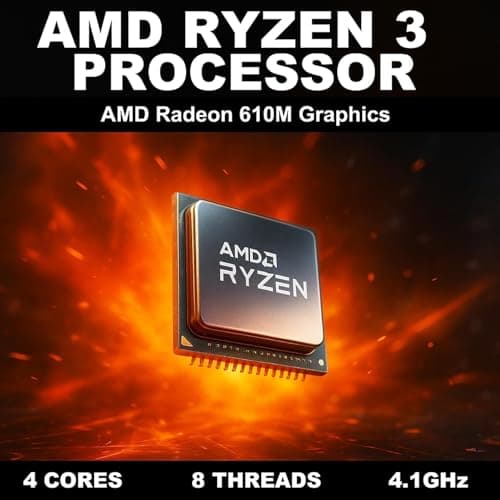 Lenovo 2026 New V15 Laptop for Student & Business, Powerful AMD Ryzen 3 7320U (Beat i7-1065G7), 15.6 inch FHD, 16GB RAM, 1TB SSD (500GB External), Ethernet, Windows 11 Pro, Long Battery Life — view 2