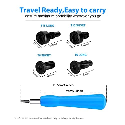 Replacement Screwdriver T6 T15 & + 20Pcs Screws Fit Ring Doorbell 2 3 4 Plus Pro Elite — view 5