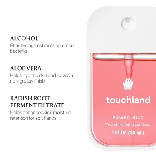 Touchland Hand Sanitizer Spray, Fruity Trio - 3 x 1 FL OZ — view 4