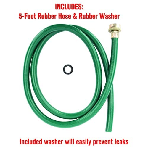 LDR Industries 504 1300 Garden Dehumidifier Drain Hose, 5ft, Green Rubber Finish, 5 feet — view 6