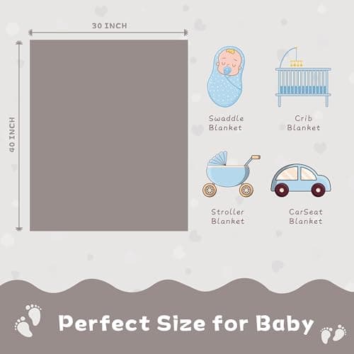 Yurhap Heart Baby Blanket, Love Plush Fleece Baby Blankets for Boys Girls — view 5