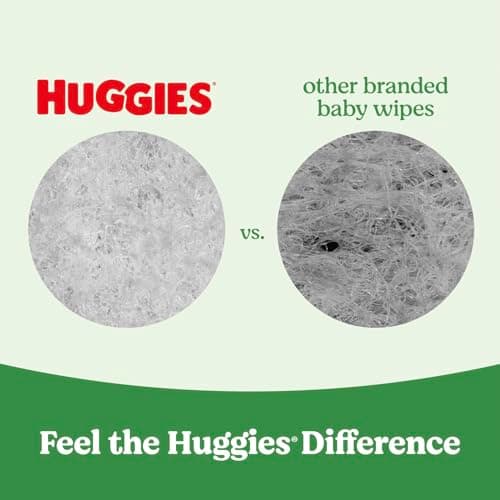 Huggies Natural Care Sensitive Baby Wipes, Unscented, Hypoallergenic, 99% Purified Water, 12 Flip-Top Packs (768 Wipes Total), Packaging May Vary — view 3