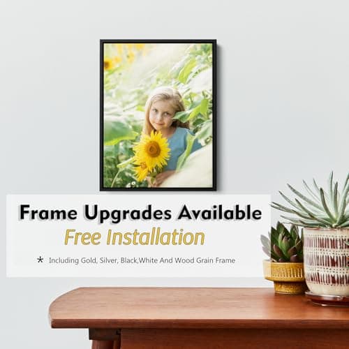GMissT Canvas Prints With Your Photos - Personalized Pictures On Canvas Custom Poster for Home Decor - Floating Frames & Gift Wrapping Available — view 2