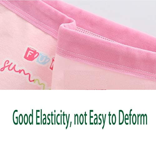 JackLoveBriefs Girls Soft Cotton Underwear with 12 Packs Panties Assorted Briefs（5-7T） Red — view 4