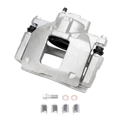 Detroit Axle - 2pc Front Brake Calipers for 2007-2017 Jeep Wrangler 2018 Wrangler JK 2008-2012 Liberty 2007-2011 Dodge Nitro, Disc Brake Calipers w/Brackets Replacement — view 6