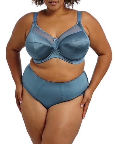 GODDESS Women's Keira Underwire Banded Bra Mediterranean Blue