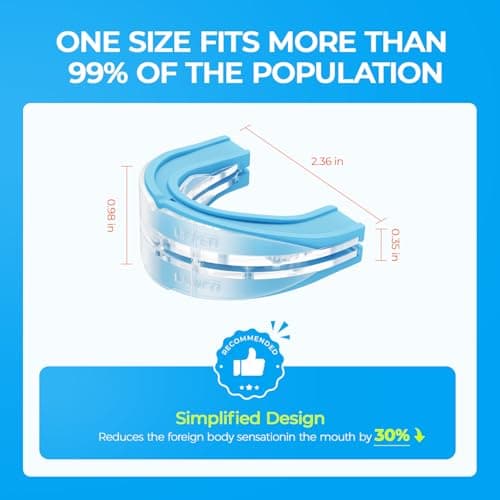 Kaitse Anti Snoring Device for Sleep: 3-Position Adjustable & Reusable Mouthpiece for Adults Designed to Help Reduce Snoring for Better Sleep — view 2