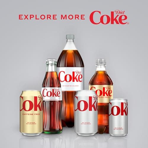 Diet Coke Caffeine Free Soda, 12 fl oz, 12 Pack (Package May Vary) — view 5