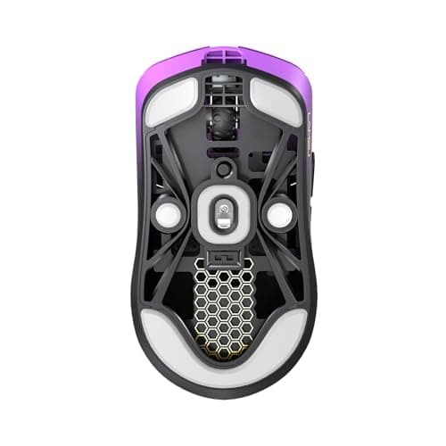 Lamzu Maya Champion Edition Wireless Gaming Mouse, Ultra-Lightweight 45g, Optical Switch, Golden TTC Dust-Proof Encoder, Pixart PAW 3950 IC, 8K Compatible, Compatible with PC/Mac (Purple Shadow) — view 2