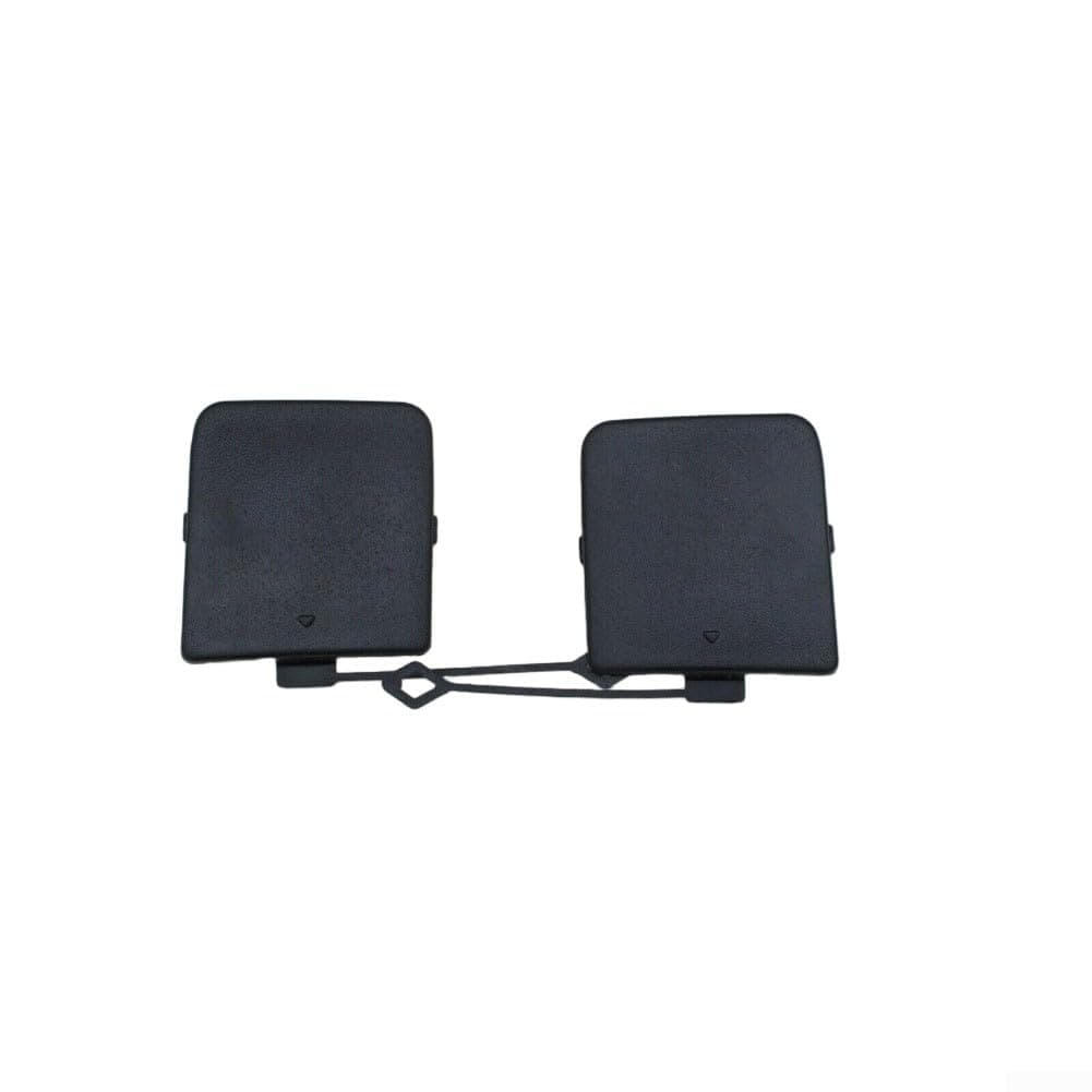 Cubierta de gancho de remolque para BMW para X1 E84 2009-2012, reemplazo lateral izquierdo y derecho, OEM 51122990609 51122990610, tapa de ajuste negro ABS (51122990609 izquierda) — view 3