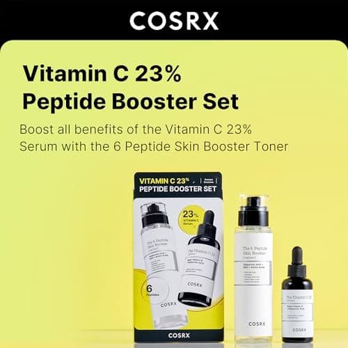 COSRX Vitamin C 23% Peptide Booster Set - Amazon Exclusive - Korean Skin Care, Gift Sets, Vitamin C Serum, Face Serum — view 2