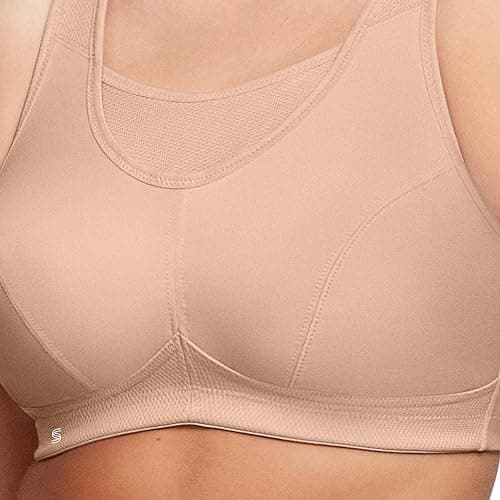 Glamorise Women's Plus-Size No Bounce Full Support Sport Bra, Cafe, 46G — view 2