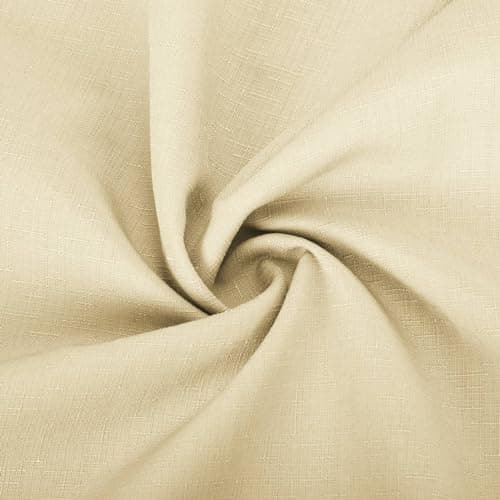 Linen Shirts for Women V Neck Button Up Shirt Short Sleeve Loose Fit Lightweight Blouses Casual Summer Beach T-Shirt Yellow — view 5