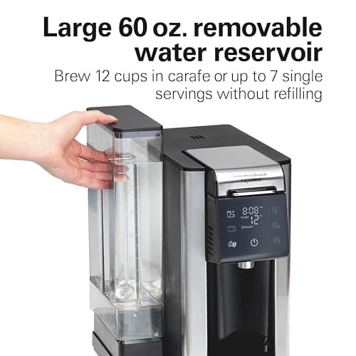 Hamilton Beach Flexbrew Advanced 5-in-1 Drip & Single Serve Coffee Maker — view 6