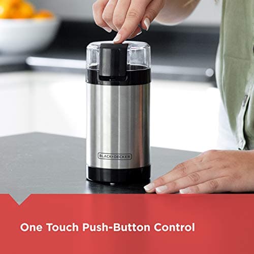 BLACK+DECKER One-Touch Coffee & Spice Grinder with Stainless Steel Blades — view 4