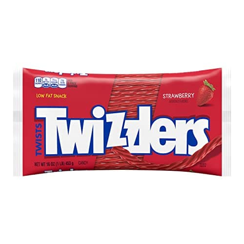Twizzlers, Twists Strawberry Flavored Licorice Style, Chewy Candy Bag, 16 Ounce — view 2