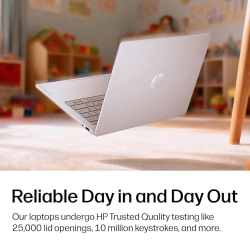 HP OmniBook 3 14 inch Next Gen AI PC, 2K Display, Snapdragon X X1-26-100, 16 GB RAM, 512 GB SSD, Qualcomm Adreno GPU, Windows 11 Home, Glacier Silver, 14-hz0099nr — view 5